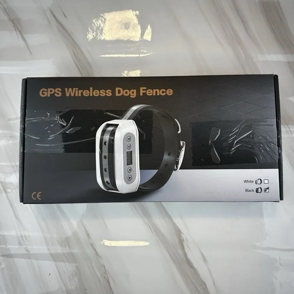 NEW FOCUSER GPS Wireless Dog Fence System 1 Dog- Model :PF-09 Open Box Black